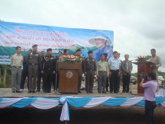 โครงการประชาอาสาปลูกป่า  800   ล้านกล้า  80  พรรษามหาราชินี