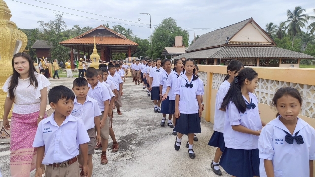กิจกรรมแห่เทียนวันเข้าพรรษา ประจำปีงบประมาณ พ.ศ.2568 ณ วัดสามัคคีวัฒนาราม